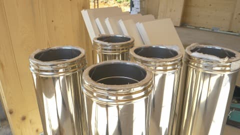 Tubage de conduit de cheminée Issou